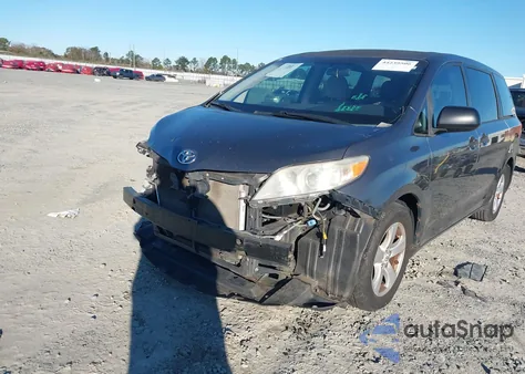 2011 Toyota Sienna Base V6 z USA, uszkodzony, nr VIN 5TDZK3DC3BS168691